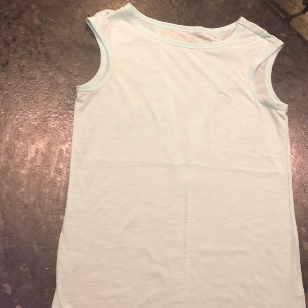 blue workout top